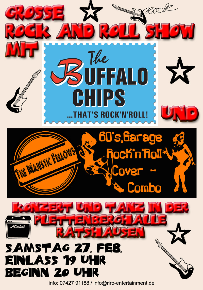 Flyer 27.02.10 - The Majestic Fellows - Plettenberghalle, Ratshausen